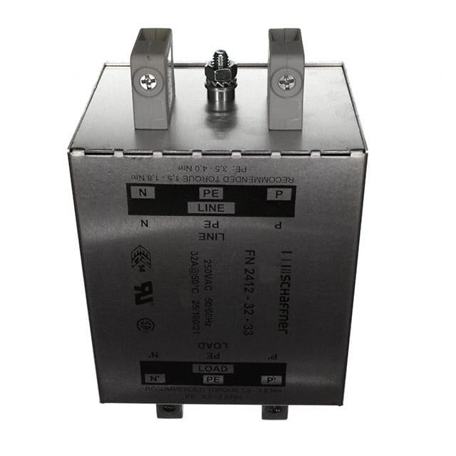 FN2412-32-33 LINE FILTER 250VAC 32A DIN RAIL