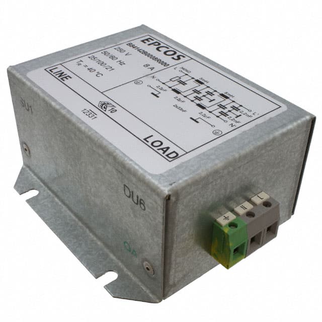 B84142B0008R000 LINE FILTER 250VDC/VAC 8A CHASS
