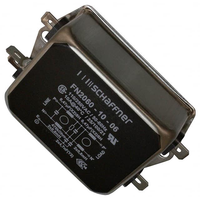 FN2060-10-06 LINE FILTER 250VAC 10A CHASS MNT