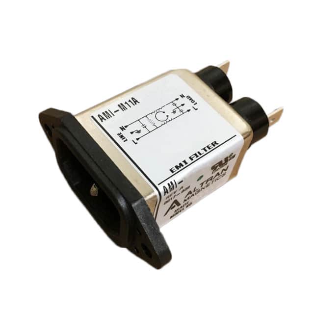 AMI-M11J-1-1-B-2 LINE FILTER 250VAC 1A CHASS MNT