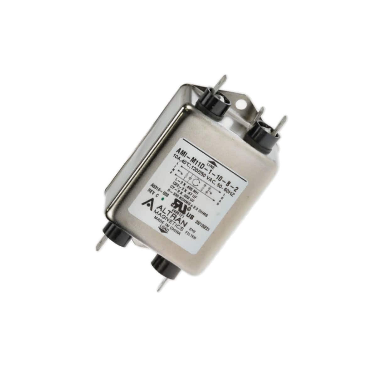 AMI-M11D-1-10-B-2 POWER LINE EMI FILTER 10A 250VAC