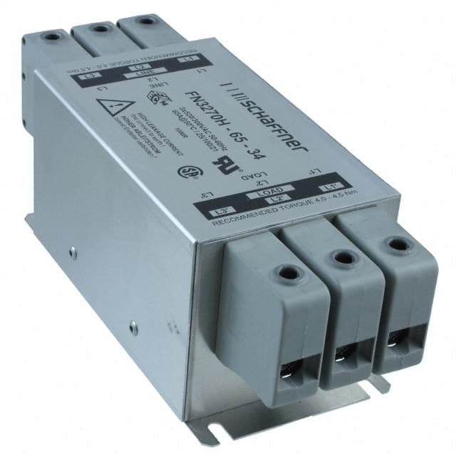 FN3270H-65-34 LINE FILTER 480VAC 65A CHASS MNT