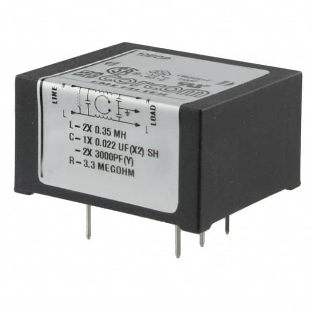 6609064-4 LINE FILTER 250VAC 10A TH