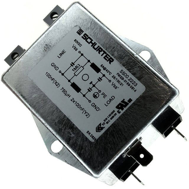 5500.2223 LINE FILTER 43/80VDC 5A CHASS
