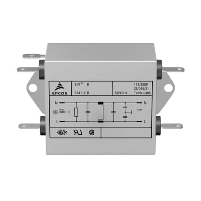 B84112B0000B030 LINE FILTER 250VDC/VAC 3A CHASS