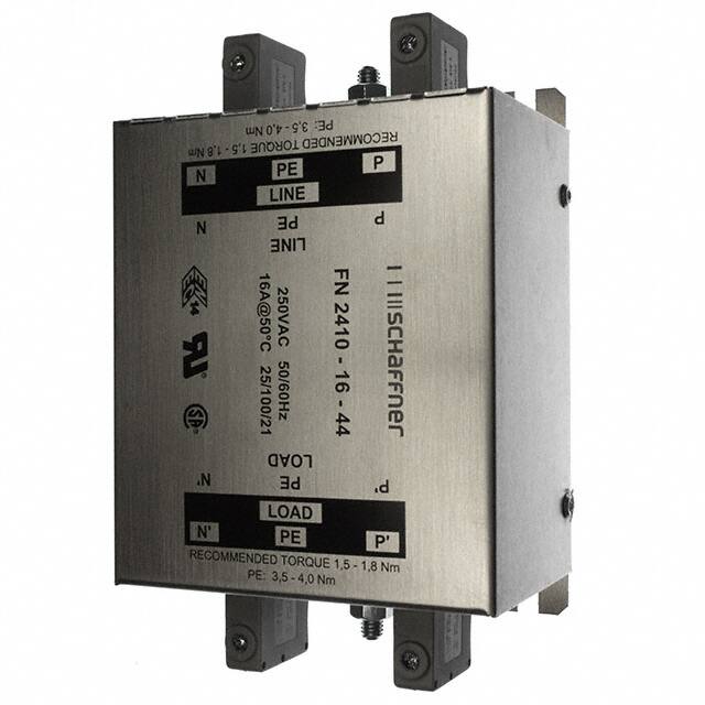 FN2410-16-44 LINE FILTER 250VAC 16A CHASS MNT