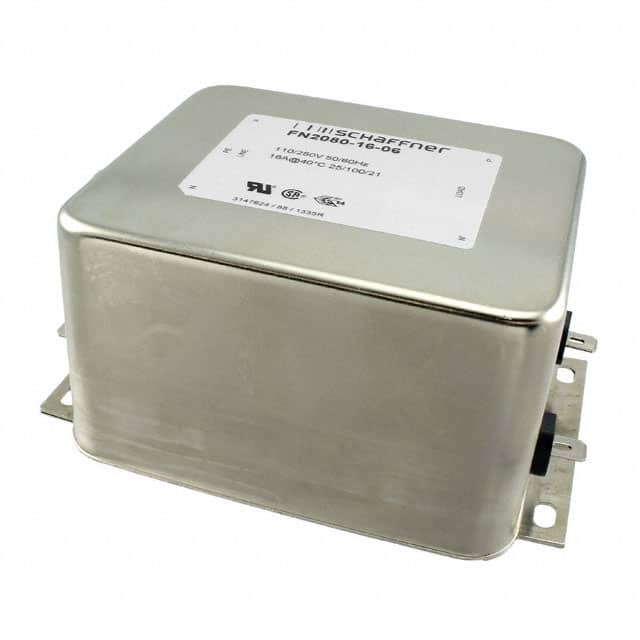 FN2080-16-06 LINE FILTER 110/250VAC 16A CHASS