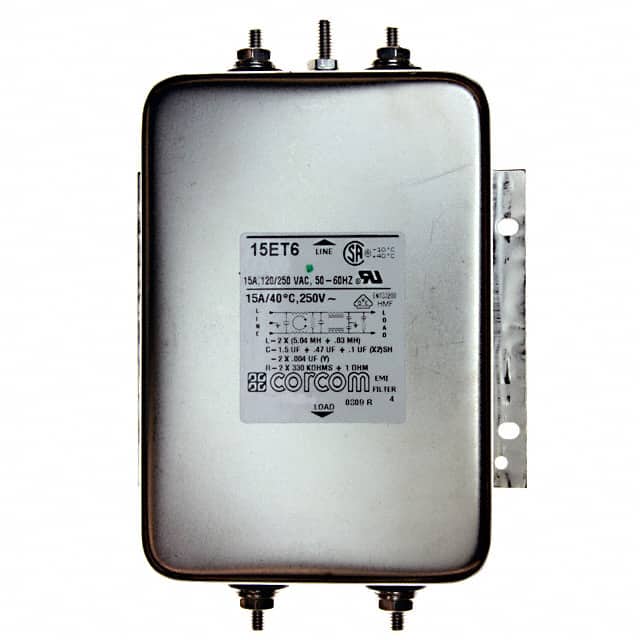 15ET6 LINE FILTER 250VAC 15A CHASS MNT