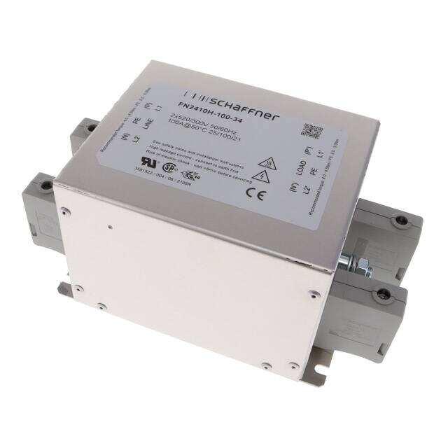 FN2410H-100-34 LINE FILTER 520/300VAC 100A CHAS