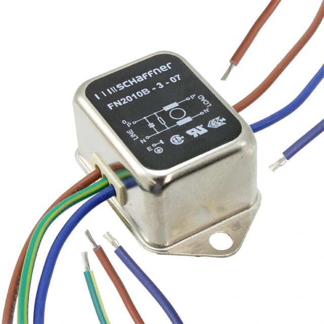 FN2010B-3-07 LINE FILTER 250VAC 3A CHASS MNT