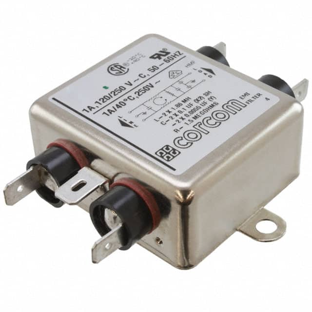 1VK1 LINE FILTER 250VAC 1A CHASS MNT