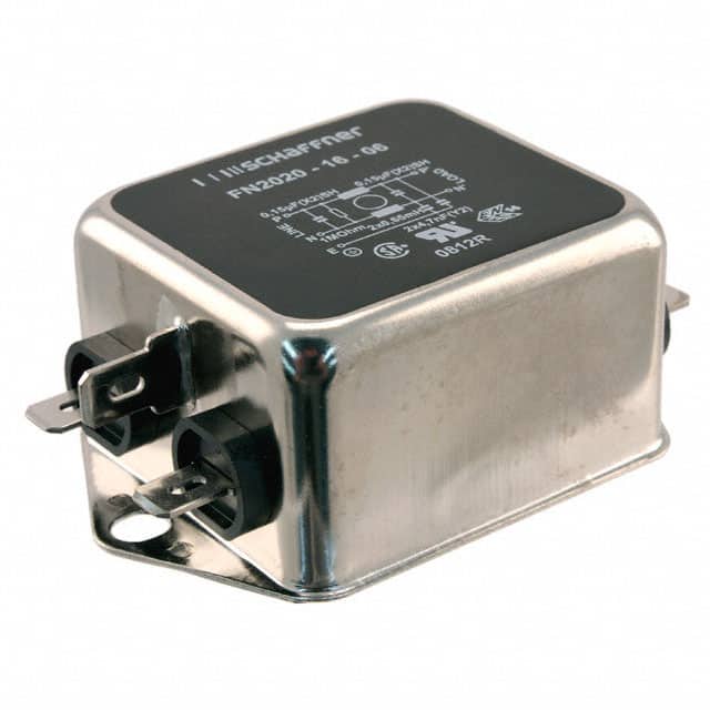 FN2020-16-06 LINE FILTER 250VAC 16A CHASS MNT