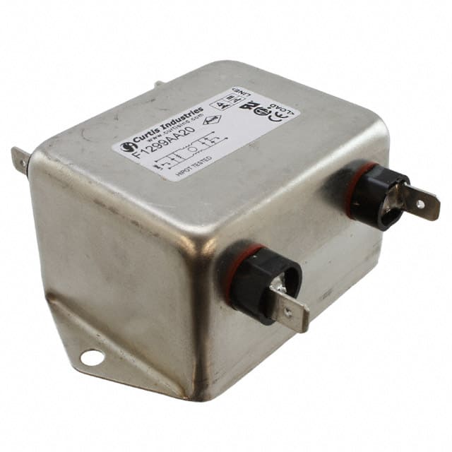 F1299AA20 LINE FILTER 250VAC 20A CHASS MNT