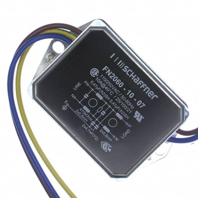FN2060-10-07 LINE FILTER 250VAC 10A CHASS MNT