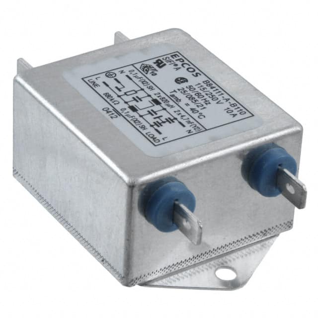 B84111A0000B110 LINE FILTER 250VDC/VAC 10A CHASS
