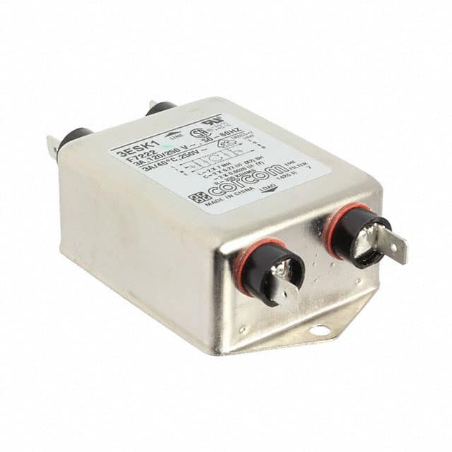 3ESK1 LINE FILTER 250VAC 3A CHASS MNT