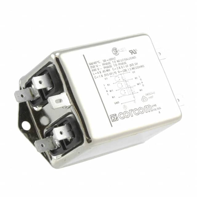 6609066-2 LINE FILTER 6A CHASSIS MOUNT