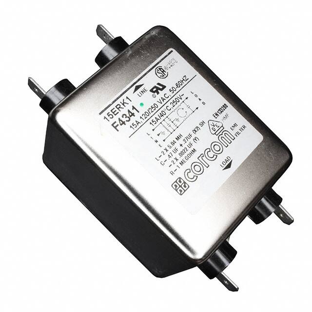 2-1609089-6 LINE FILTER 250VAC 15A CHASS MNT