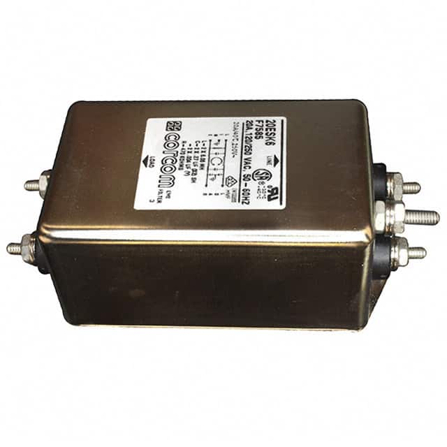 20ESK6 LINE FILTER 250VAC 20A CHASS MNT