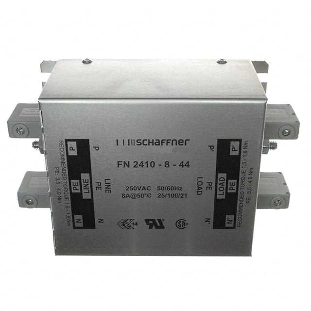 FN2410-8-44 LINE FILTER 250VAC 8A CHASS MNT