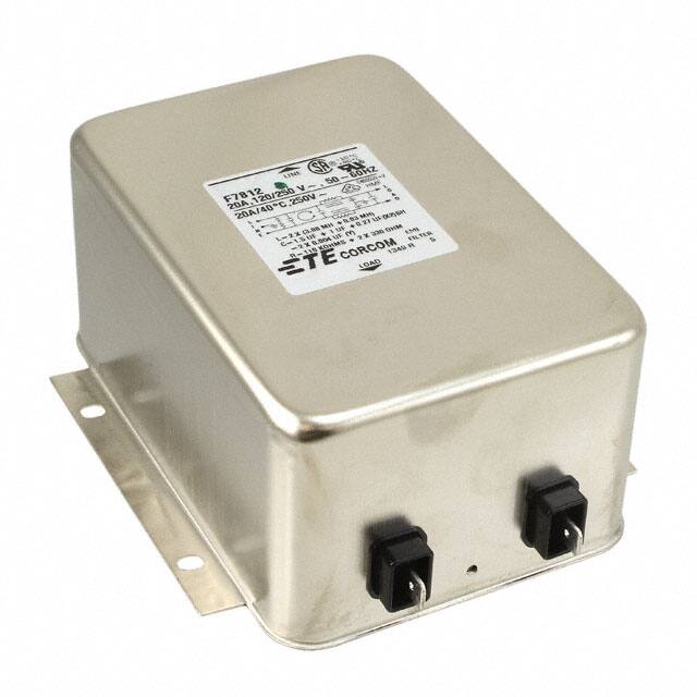 1-6609046-1 LINE FILTER 250VAC 20A CHASS MNT