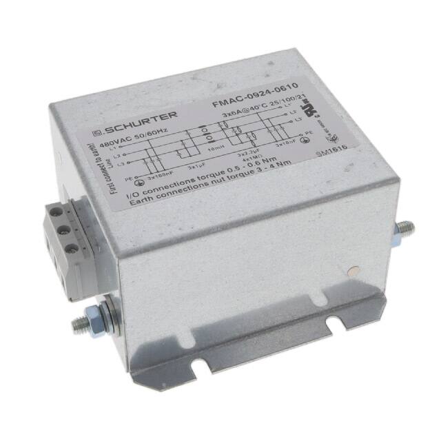 FMAC-0924-0610 LINE FILTER 480/520VAC 6A CHAS