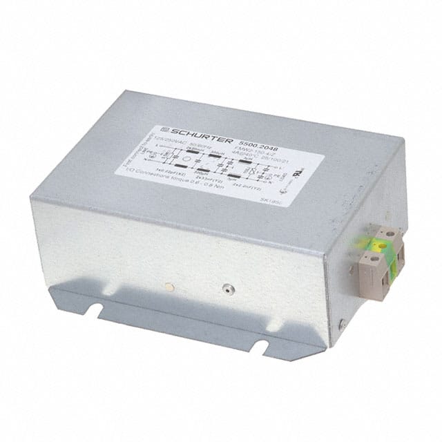 5500.2048 LINE FILTER 125/250VAC 4A CHAS
