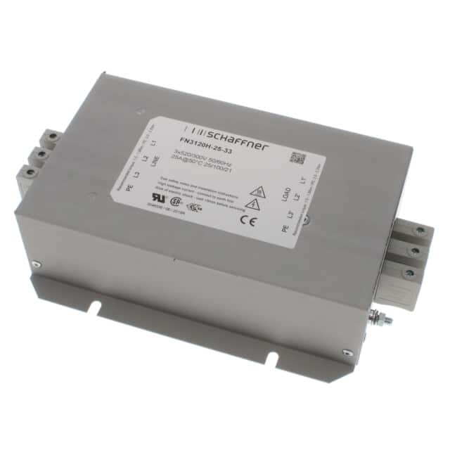 FN3120H-25-33 LINE FILTER 25A CHASSIS MOUNT