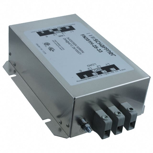 FN351H-110-35 LINE FILTER 110A CHASSIS MOUNT