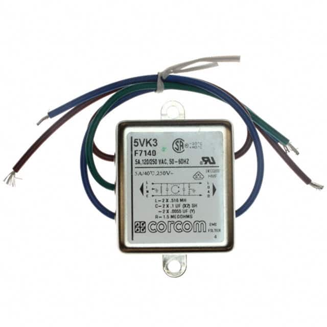 5VK3 LINE FILTER 250VAC 5A CHASS MNT
