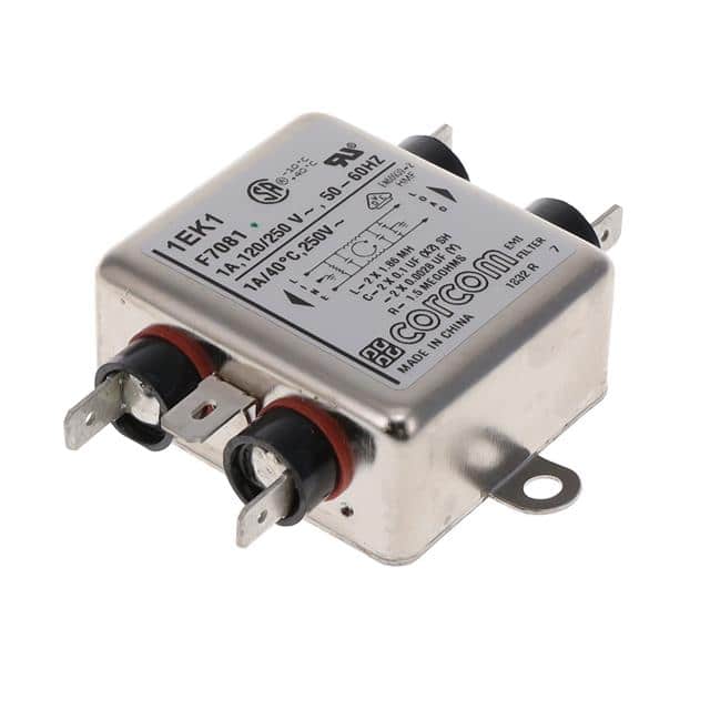 1EK1 LINE FILTER 250VAC 1A CHASS MNT
