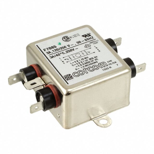3EK1 LINE FILTER 250VAC 3A CHASS MNT