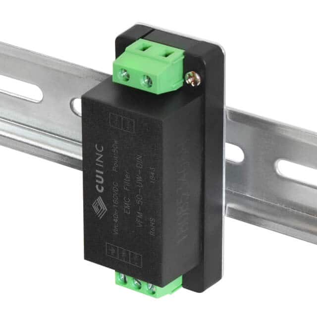 VFM-50-UW-DIN DC-DC FILTER, EMC 40~160 VDC INP