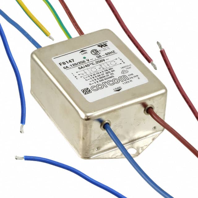 1-6609037-9 LINE FILTER 250VAC 6A CHASS MNT