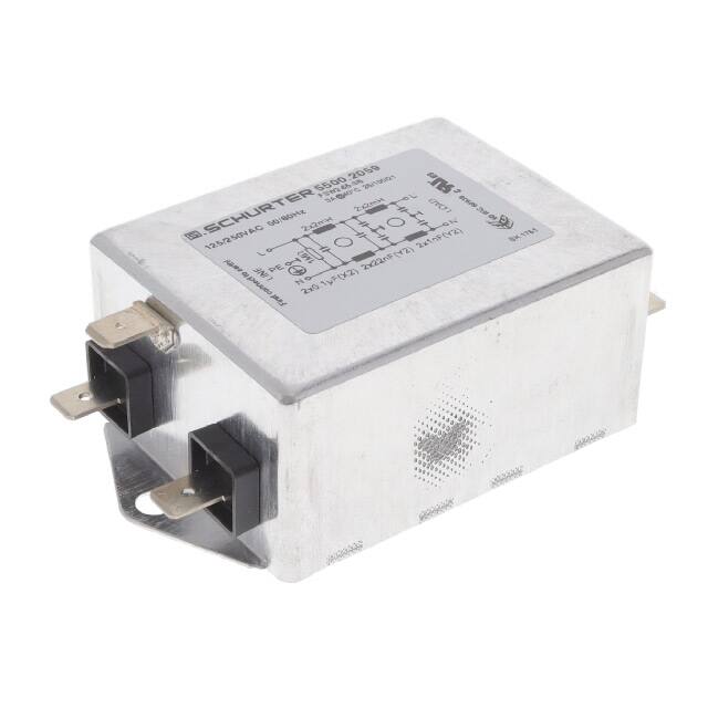 5500.2059 LINE FILTER 125/250VAC 3A CHAS