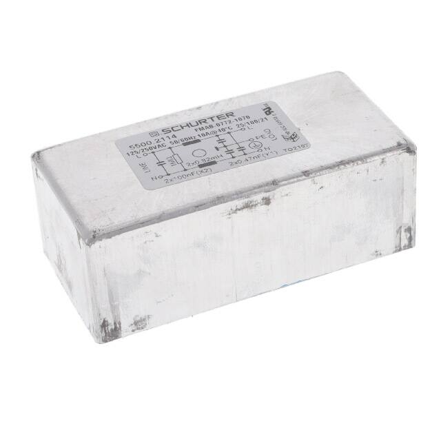 5500.2114 LINE FILTER 125/250VAC 10A TH
