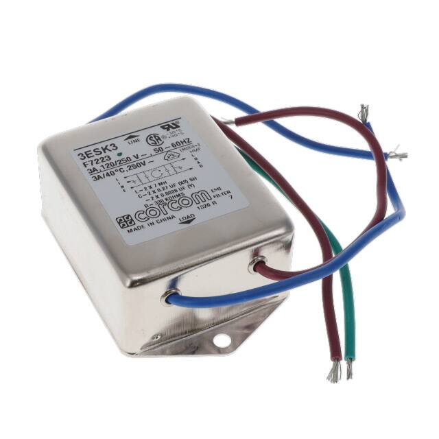 6609035-2 LINE FILTER 250VAC 3A CHASS MNT