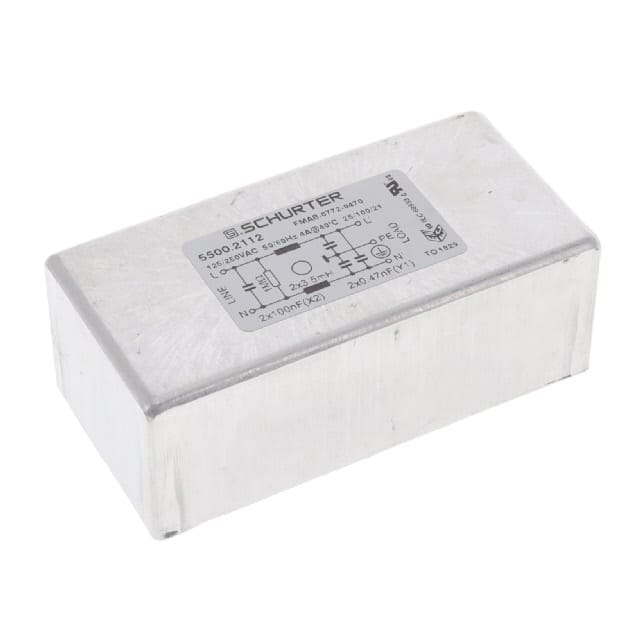 5500.2112 LINE FILTER 125/250VAC 4A TH