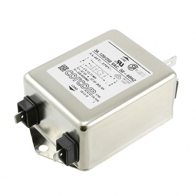 6609055-1 LINE FILTER 250VAC 3A CHASS MNT