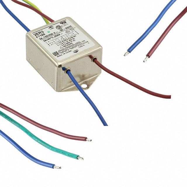 6609031-4 LINE FILTER 250VAC 2A CHASS MNT