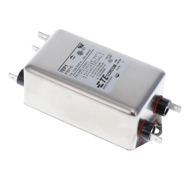 2-6609037-4 LINE FILTER 250VAC 7A CHASS MNT
