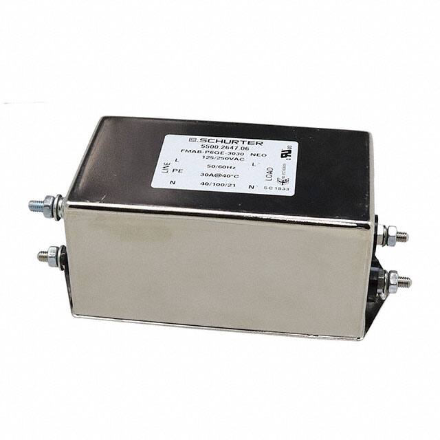 5500.2647.06 LINE FILTER 125/250VAC 30A CHASS