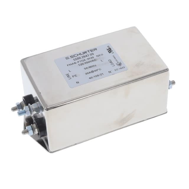 5500.2647.09 LINE FILTER 125/250VAC 30A CHASS