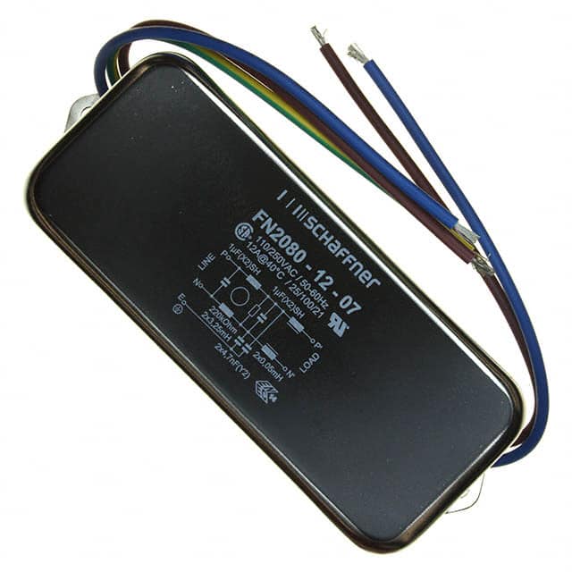 FN2080-12-07 LINE FILTER 110/250VAC 12A CHASS