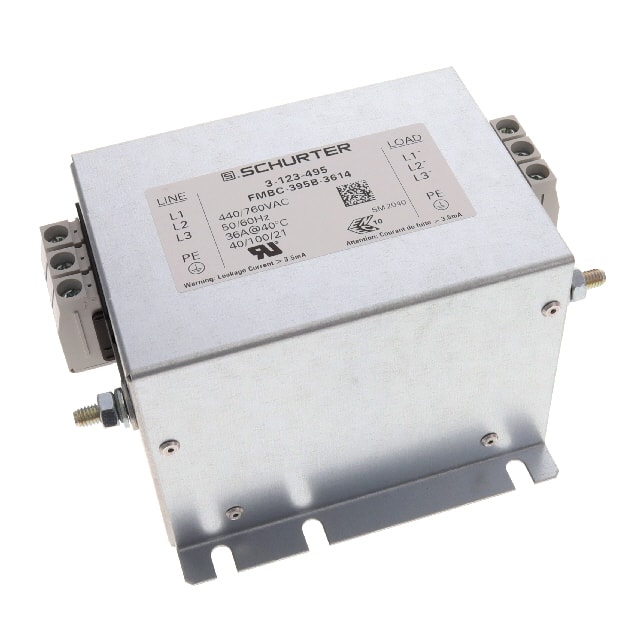 FMBC-395B-3614 FMBC EP FILTER 3PH 2ST 36A 760VA