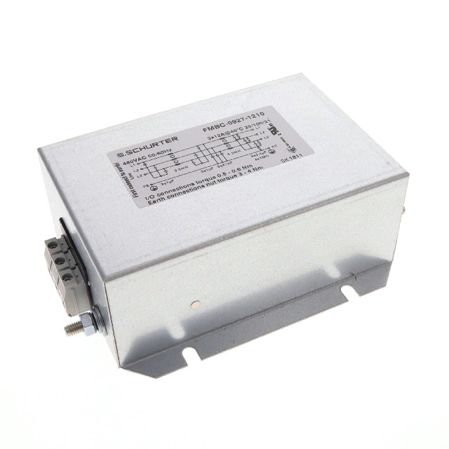 FMBC-0927-1210 LINE FILTER 480VAC 12A CHASS MNT