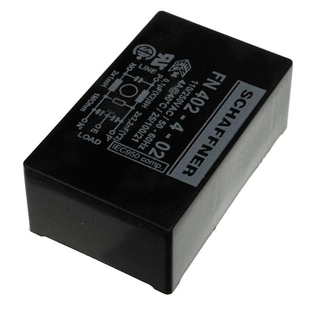 FN402-4-02 LINE FILTER 250VAC 4A TH