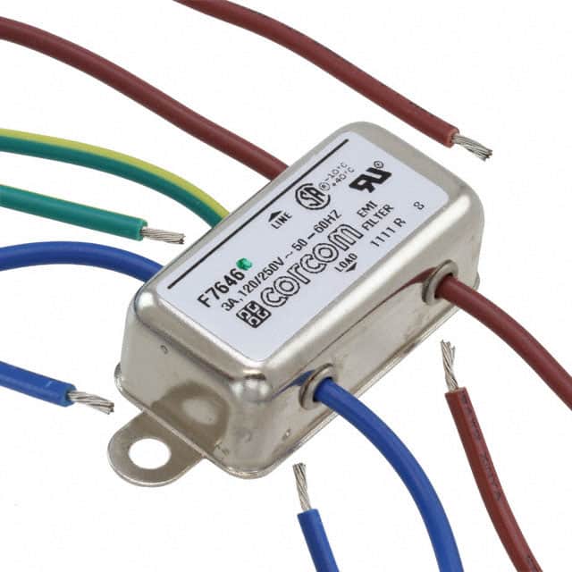 3EH3 LINE FILTER 250VAC 3A CHASS MNT