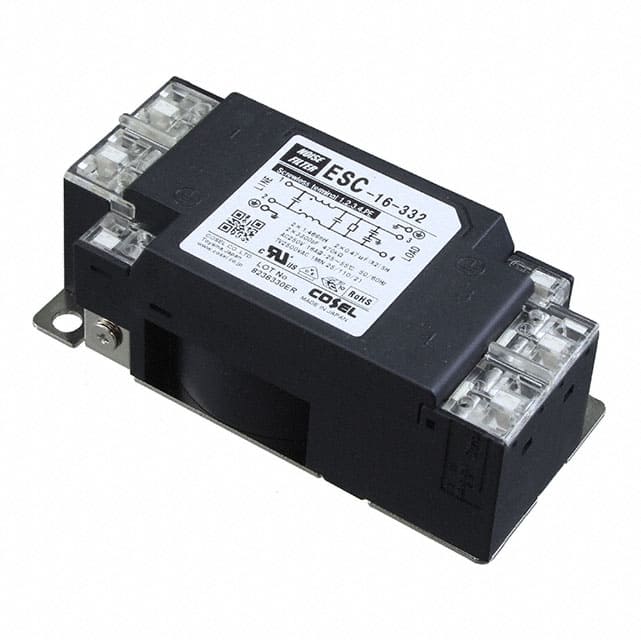 ESC-16-222 LINE FILTER 250VDC/VAC 16A CHAS