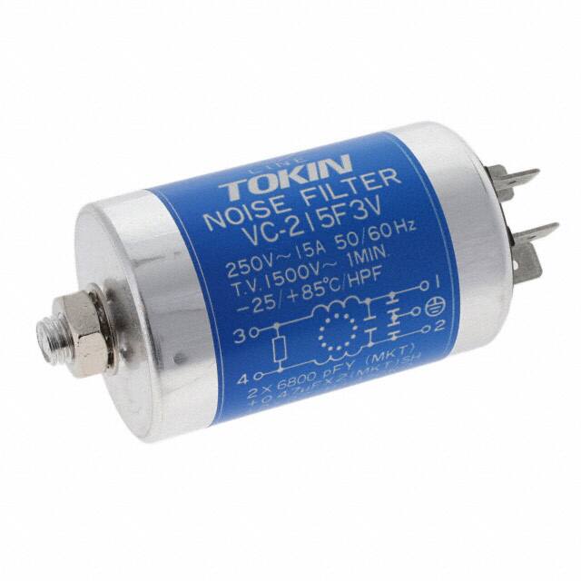 VC-215F3V POWER LINE FILTER, CYLINDER TYPE